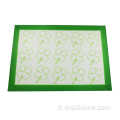 Mat à motif personnalisé Printing Mat de cuisson en silicone antiadhésif